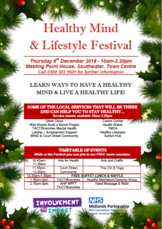 Healthy Mind and Lifestyle Festival 6 Dec 2018