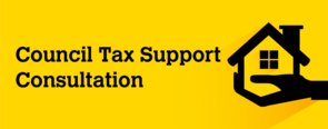 Council Tax Support Consultation - hand holding a house