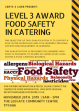 Food Safety Level 3 Course Leegate