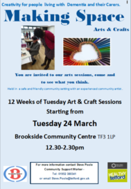 picture of making spaces poster advertising the srt sessions