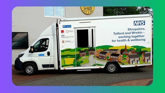 A photo of Betty the Covid Vaccination Bus