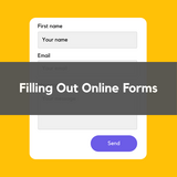 filling online forms