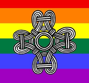 LGBTQ pride logo version