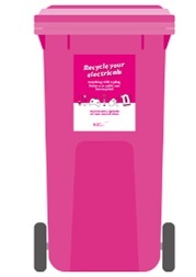 pink bin