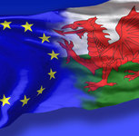 EU / Welsh flag