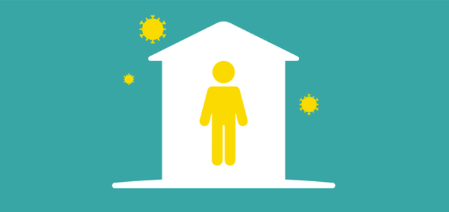 Self isolation graphic