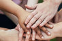 Hands together