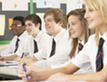 secondary classroom pupils cropped