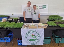 Microerwau Cymru selling at the RWAS Spring Fair