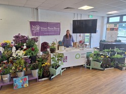 Horticulture Cluster member with their stall at RWAS Spring Fair.