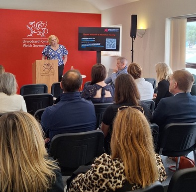 Climate Adaption and Resilience Training Workshop at the Royal Welsh Show.