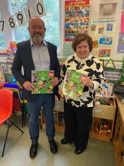 Chief Inspector of Estyn, Owen Evans and Chief Inspector of CIW, Gillian Baranski