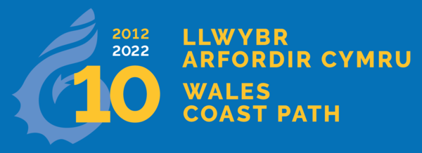 Wales Coast Path 10th Anniversary banner