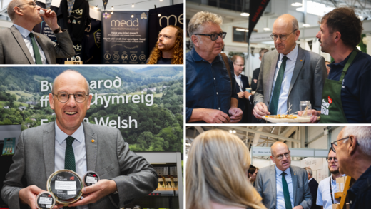 Sioe Frenhinol Cymru yn arddangos cryfder, arloesedd ac uchelgais sector bwyd a diod Cymru