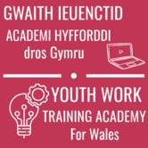 Logo Academi Hyfforddiant Gwaith Ieuenctid Cymru
