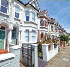 Row of houses used by PSL team