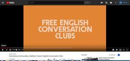 Conversation Clubs screen shot