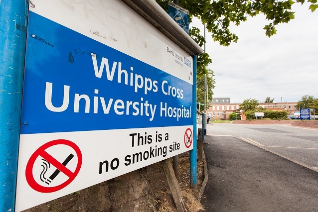 Whipps Cross Hospital Entry Sign