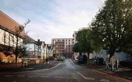 Hylands Road V£ looking east from Fernhill Court