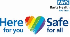 Barts Here for you, safe for all logo