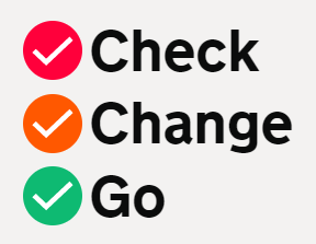 check change go