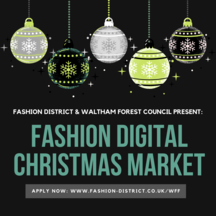 Fashion Ditrict Poster with baubles