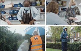 Composite of video stills from the Festival of Learning award video for the Waltham Forest Adult Learning Service. Full video via the web page.