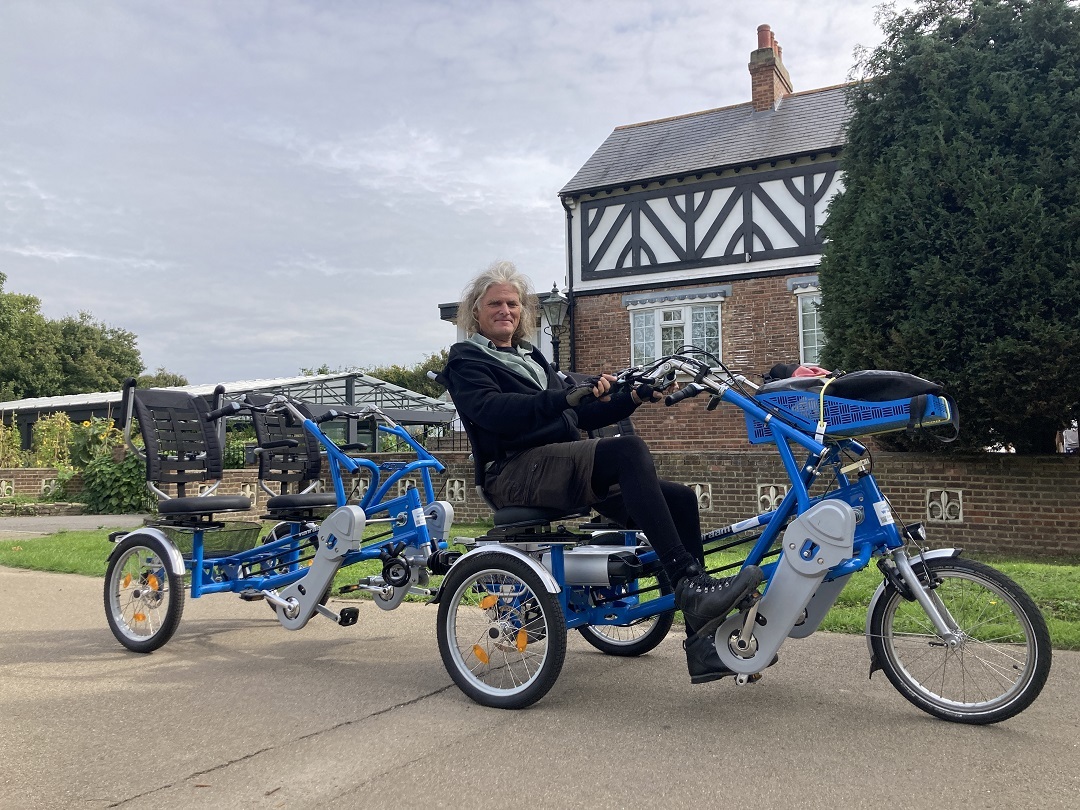 On yer bike with the new Waltham Forest cycle taxi