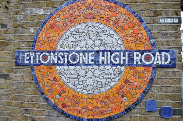Leytonstone High Road station mosaic 