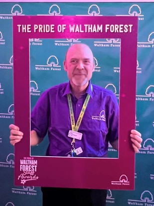 Kevan Tiley at Pride of Waltham Forest awards