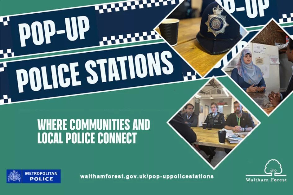 Popup police stations