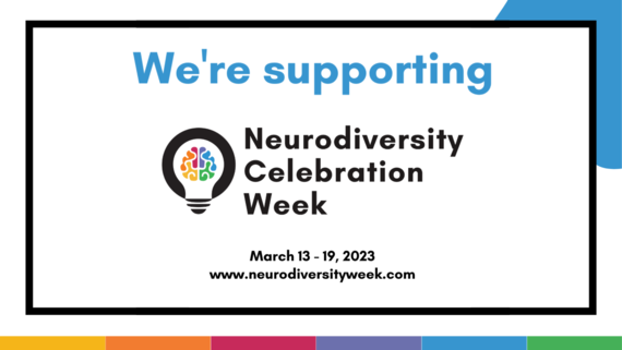We're supporting Neurodiversity Celebration Week 