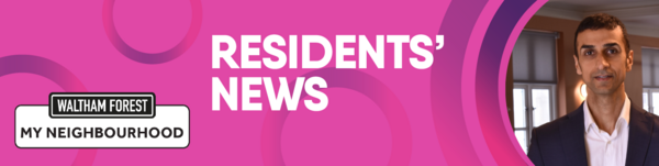 Residents' News header with Cllr Khan