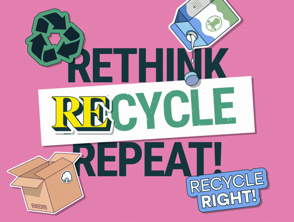 Rethink Recycle Repeat gif