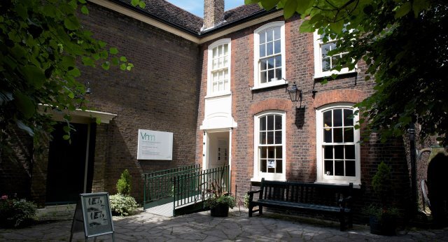 The exterior of Vestry House Museum from the front