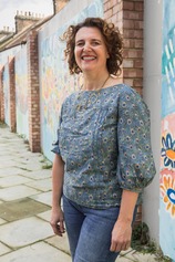Helen smiling at the camera