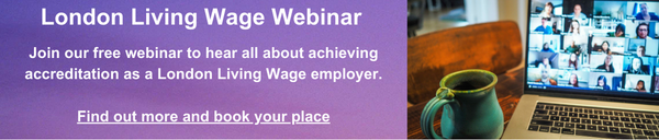 London Living Wage webinar banner