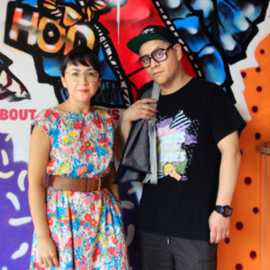 Portrait of the owners of Homies on Donkeys.