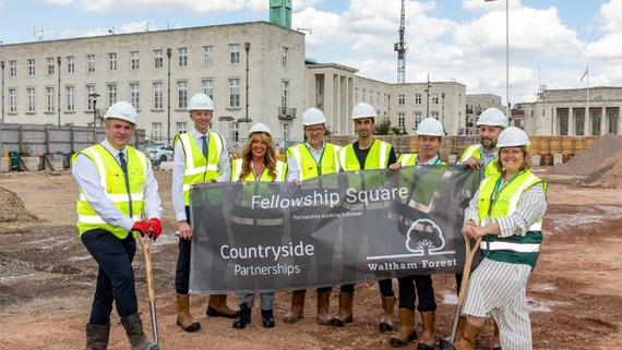 L to R: Mike Woolliscroft & Kevin Delve, Linzi Roberts-Egan, Cllr Grace Williams, Joe Garrod, Cllr Ahsan Khan
