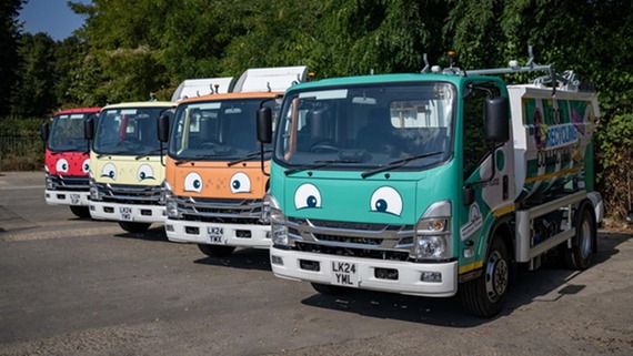 Food waste lorries