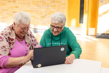 Priory Court digital inclusion session