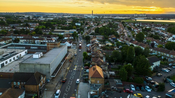 aerial view of Waltham Forest