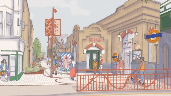 a visualisation of st james' station