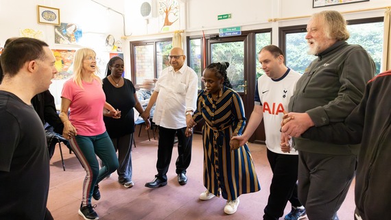 a photo of residents enjoying a Community Ward Funding event