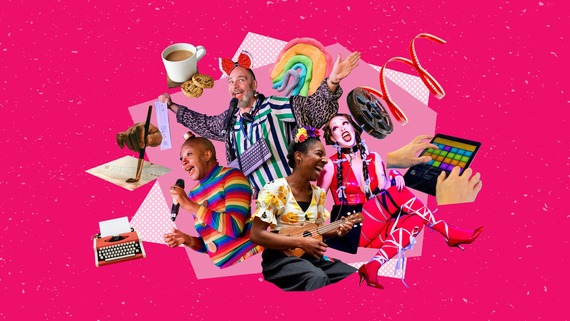 A Soho Theatre Walthamstow graphic featuring a range of different performers