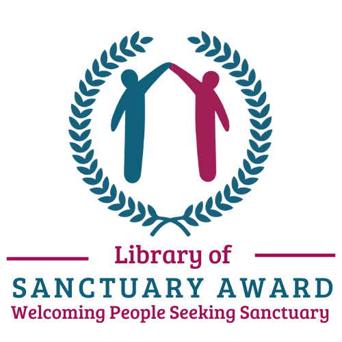Libraries of sanctuary award logo