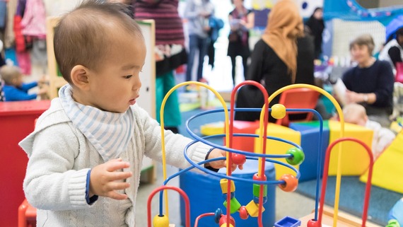 A photo of a child living life!