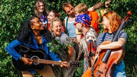 A photo of EWast London Shakespeare Company doin' their thing