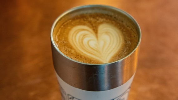A photo of a reusable coffee cup