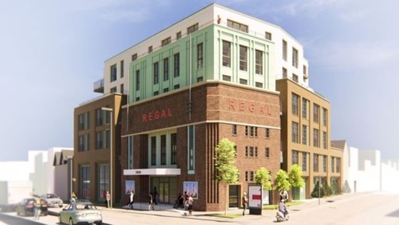 A visualisation of the refurbed Regent Cinema in Highams Park
